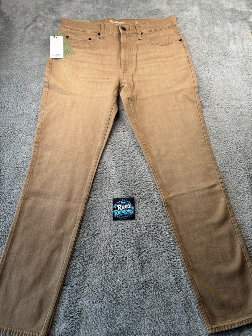 Goodfellow & Co Men’s Tan Slim Fit Jeans Khaki Denim New With Tags Size 30x32
